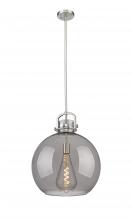  410-1SL-SN-G410-16SM - Newton Sphere - 1 Light - 16 inch - Satin Nickel - Pendant