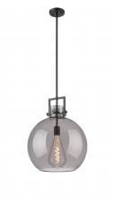  411-1SL-BK-G410-16SM - Newton Sphere - 1 Light - 16 inch - Matte Black - Pendant