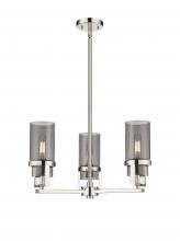 Innovations Lighting 426-3CR-PN-G426-8SM - Utopia - 3 Light - 22 inch - Polished Nickel - Pendant