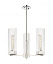 Innovations Lighting 427-3CR-PN-G427-14CL - Claverack - 3 Light - 22 inch - Polished Nickel - Pendant