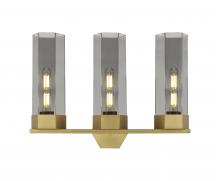 Innovations Lighting 427-3W-BB-G427-14SM - Claverack - 3 Light - 22 inch - Brushed Brass - Bath Vanity Light