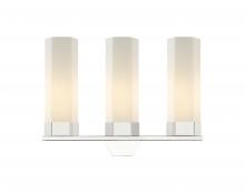 Innovations Lighting 427-3W-PN-G427-14WH - Claverack - 3 Light - 22 inch - Polished Nickel - Bath Vanity Light