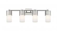 Innovations Lighting 428-4W-SN-G428-7WH - Bolivar - 4 Light - 31 inch - Satin Nickel - Bath Vanity Light