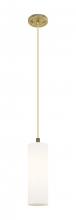 Innovations Lighting 434-1P-BB-G434-12WH - Crown Point - 1 Light - 5 inch - Brushed Brass - Pendant