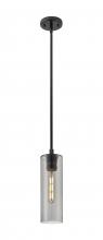 Innovations Lighting 434-1S-BK-G434-12SM - Crown Point - 1 Light - 5 inch - Matte Black - Pendant