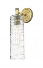 Innovations Lighting 434-1W-BB-G434-12DE - Crown Point - 1 Light - 5 inch - Brushed Brass - Sconce
