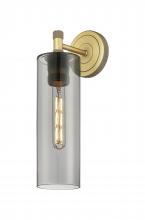 Innovations Lighting 434-1W-BB-G434-12SM - Crown Point - 1 Light - 5 inch - Brushed Brass - Sconce