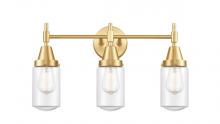  447-3W-SG-G312 - Dover - 3 Light - 23 inch - Satin Gold - Bath Vanity Light