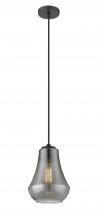 Innovations Lighting 490-1P-BK-G573-7 - Fairfield - 1 Light - 7 inch - Matte Black - Cord hung - Mini Pendant