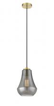 Innovations Lighting 490-1P-SG-G573-7 - Fairfield - 1 Light - 7 inch - Satin Gold - Cord hung - Mini Pendant