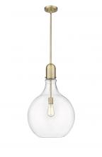 Innovations Lighting 492-1S-BB-G582-16 - Amherst - 1 Light - 16 inch - Brushed Brass - Stem hung - Pendant