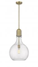 Innovations Lighting 492-1S-BB-G584-14 - Amherst - 1 Light - 14 inch - Brushed Brass - Stem hung - Pendant