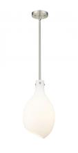 Innovations Lighting 493-1S-SN-G551-9 - Norwalk - 1 Light - 9 inch - Brushed Satin Nickel - Stem hung - Mini Pendant