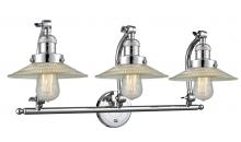 Innovations Lighting 515-3W-PC-G2 - Halophane - 3 Light - 28 inch - Polished Chrome - Bath Vanity Light