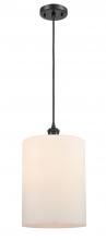 Innovations Lighting 516-1P-BK-G111-L - Cobbleskill - 1 Light - 9 inch - Matte Black - Cord hung - Mini Pendant