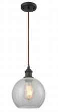 Innovations Lighting 516-1P-OB-G122C-8CL - Athens - 1 Light - 8 inch - Oil Rubbed Bronze - Cord hung - Mini Pendant