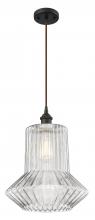 Innovations Lighting 516-1P-OB-G212-LED - Springwater - 1 Light - 12 inch - Oil Rubbed Bronze - Cord hung - Mini Pendant