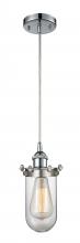  516-1P-PC-232-CL - Kingsbury - 1 Light - 4 inch - Polished Chrome - Cord hung - Mini Pendant