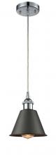 Innovations Lighting 516-1P-PC-M8-OB - Smithfield - 1 Light - 7 inch - Polished Chrome - Cord hung - Mini Pendant