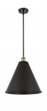  516-1S-BAB-MBC-16-BK - Berkshire - 1 Light - 16 inch - Black Antique Brass - Pendant