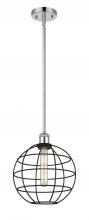 Innovations Lighting 516-1S-PC-CE-10-BK - Lake Placid - 1 Light - 10 inch - Polished Chrome - Mini Pendant