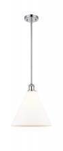 Innovations Lighting 516-1S-PC-GBC-121 - Berkshire - 1 Light - 12 inch - Polished Chrome - Mini Pendant