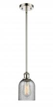 Innovations Lighting 516-1S-PN-G257 - Caledonia - 1 Light - 5 inch - Polished Nickel - Mini Pendant