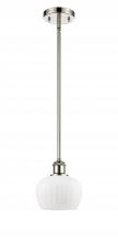 Innovations Lighting 516-1S-PN-G91 - Fenton - 1 Light - 7 inch - Polished Nickel - Mini Pendant