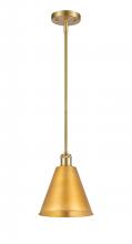 Innovations Lighting 516-1S-SG-MBC-8-SG - Berkshire - 1 Light - 8 inch - Satin Gold - Pendant