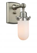  516-1W-SN-CE231-W - Kingsbury - 1 Light - 4 inch - Brushed Satin Nickel - Sconce