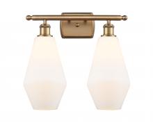 Innovations Lighting 516-2W-BB-G651-7 - Cindyrella - 2 Light - 17 inch - Brushed Brass - Bath Vanity Light