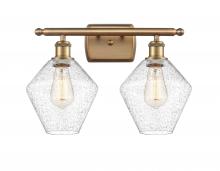 Innovations Lighting 516-2W-BB-G654-8 - Cindyrella - 2 Light - 18 inch - Brushed Brass - Bath Vanity Light