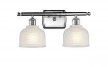 Innovations Lighting 516-2W-SN-G411 - Dayton - 2 Light - 16 inch - Brushed Satin Nickel - Bath Vanity Light