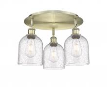 Innovations Lighting 516-3C-AB-G558-6SDY - Bella - 3 Light - 17 inch - Antique Brass - Flush Mount