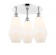 Innovations Lighting 516-3C-PC-G651-7 - Cindyrella - 3 Light - 19 inch - Polished Chrome - Flush Mount