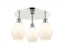 Innovations Lighting 516-3C-PN-G651-6 - Cindyrella - 3 Light - 18 inch - Polished Nickel - Flush Mount