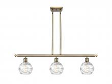 Innovations Lighting 516-3I-AB-G1213-6 - Athens Deco Swirl - 3 Light - 36 inch - Antique Brass - Cord hung - Island Light