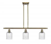 Innovations Lighting 516-3I-AB-G559-5SDY - Bridal Veil - 3 Light - 36 inch - Antique Brass - Cord hung - Island Light