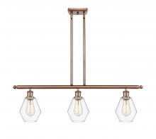 Innovations Lighting 516-3I-AC-G652-6 - Cindyrella - 3 Light - 36 inch - Antique Copper - Cord hung - Island Light