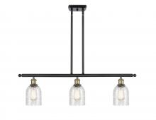  516-3I-BAB-G259 - Caledonia - 3 Light - 36 inch - Black Antique Brass - Cord hung - Island Light