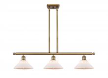  516-3I-BB-G131 - Orwell - 3 Light - 36 inch - Brushed Brass - Cord hung - Island Light