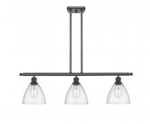  516-3I-BK-GBD-754 - Bristol - 3 Light - 36 inch - Matte Black - Cord hung - Island Light