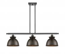  516-3I-OB-M14-OB - Adirondack - 3 Light - 36 inch - Oil Rubbed Bronze - Cord hung - Island Light