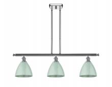 Innovations Lighting 516-3I-PC-MBD-75-SF - Plymouth - 3 Light - 36 inch - Polished Chrome - Cord hung - Island Light