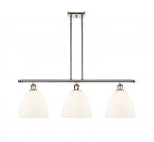  516-3I-PN-GBD-91 - Bristol - 3 Light - 36 inch - Polished Nickel - Cord hung - Island Light