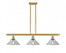  516-3I-SG-G132 - Orwell - 3 Light - 36 inch - Satin Gold - Cord hung - Island Light