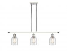  516-3I-WPC-G259 - Caledonia - 3 Light - 36 inch - White Polished Chrome - Cord hung - Island Light