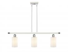  516-3I-WPC-G801 - Clymer - 3 Light - 36 inch - White Polished Chrome - Cord hung - Island Light