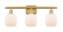  516-3W-SG-G101 - Belfast - 3 Light - 26 inch - Satin Gold - Bath Vanity Light