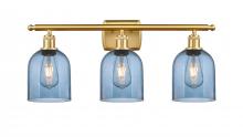 Innovations Lighting 516-3W-SG-G558-6BL - Bella - 3 Light - 26 inch - Satin Gold - Bath Vanity Light